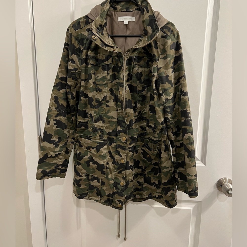 New York and Company camouflage jacket